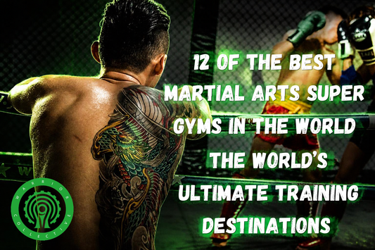 A coach watching sparring from the side of a boxing ring in a Singapore MMA gym