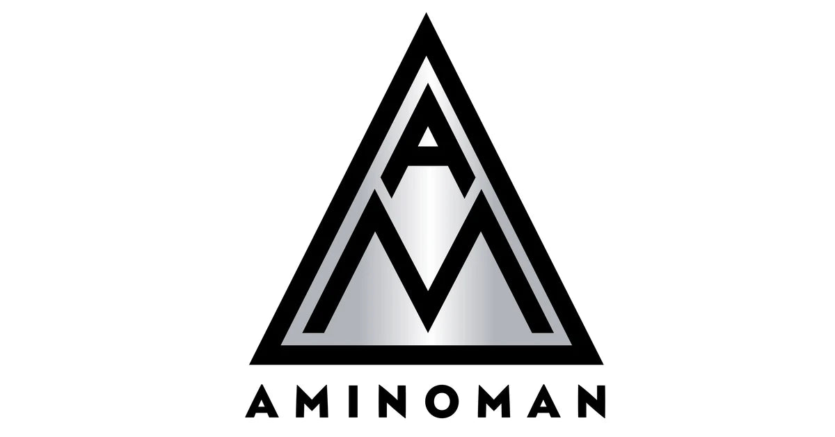 A graphic image of the Aminoman logo