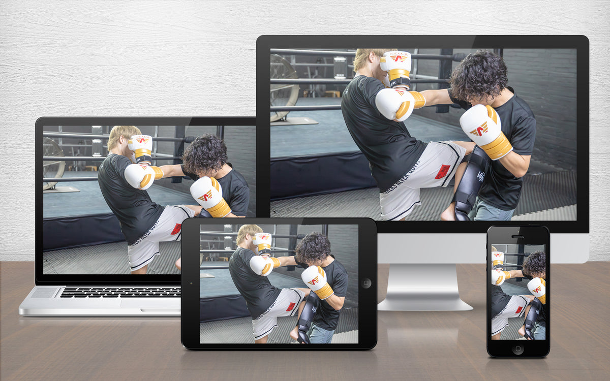 Tai Terada coaching Japanese Kickboxing Sparring